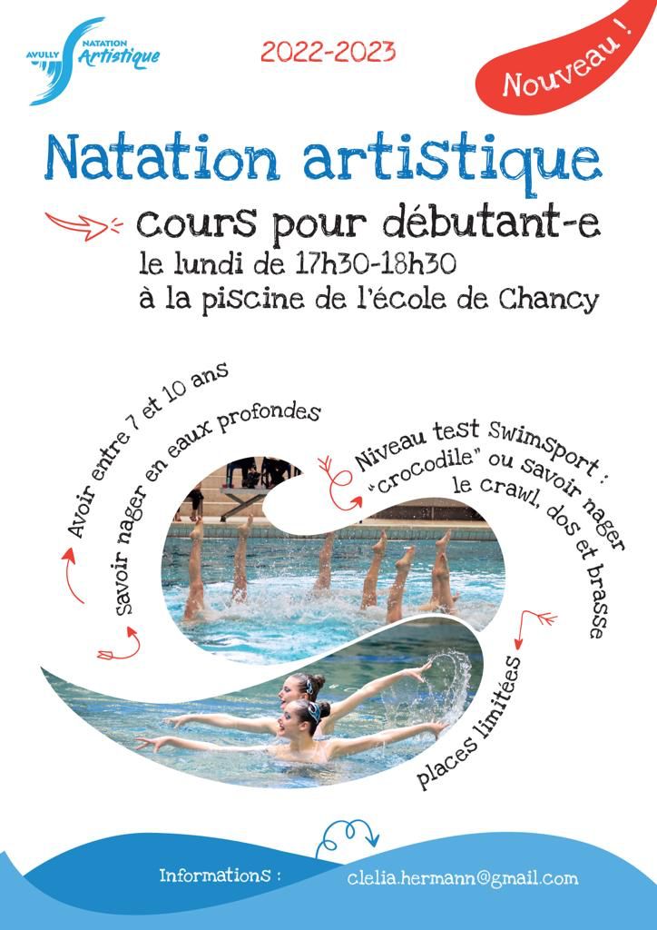 Natation artistique initiation